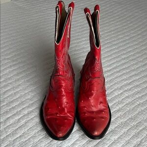 Red Western-Style kids Boots